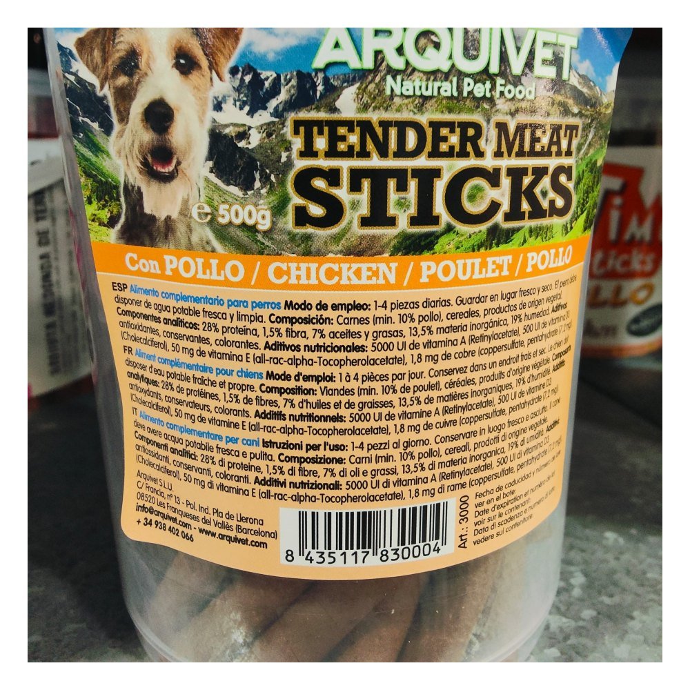 Barritas Tender Meat Sticks de Pollo 500 g