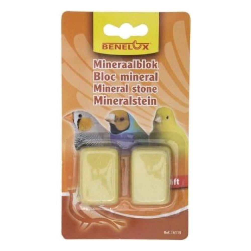 Bloque Mineral Canarios&exoticos 2 Uds. Benelux