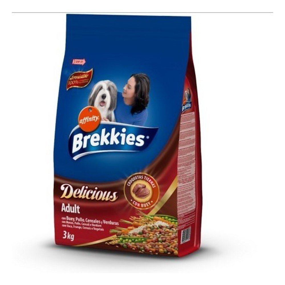Brekkies Delicious Buey 3 Kg