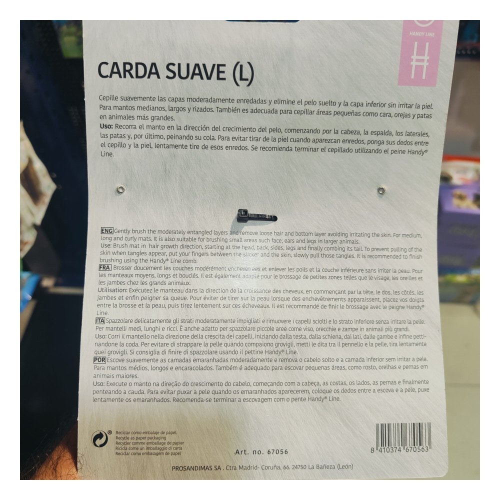 Carda Suave Talla L. Linea Handy