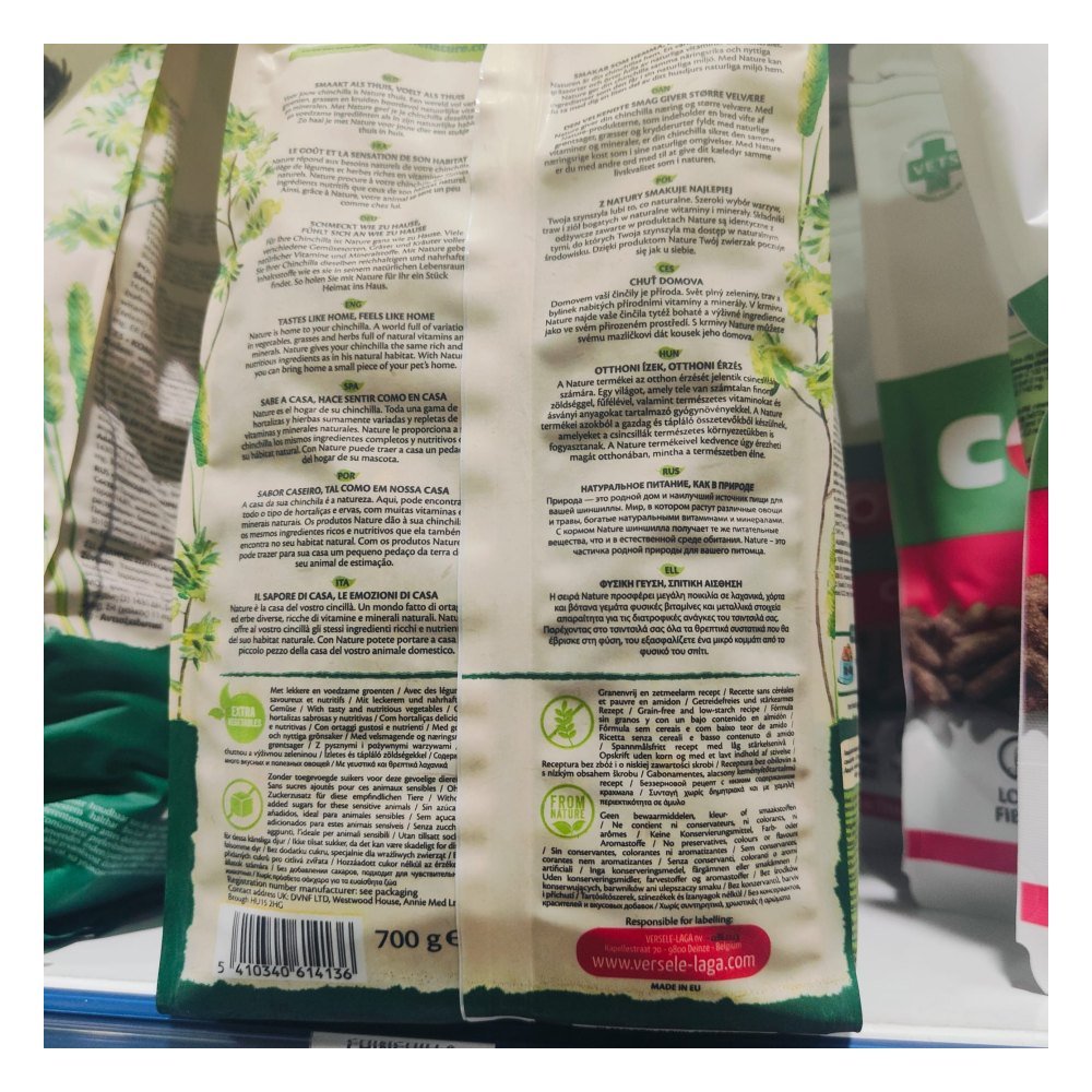 Chinchilla Nature 700 g Versele-laga
