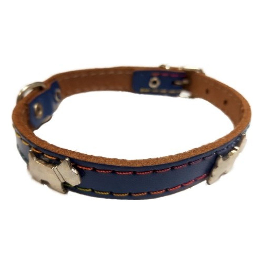 Collar Adorno Perritos Azul 40 cm