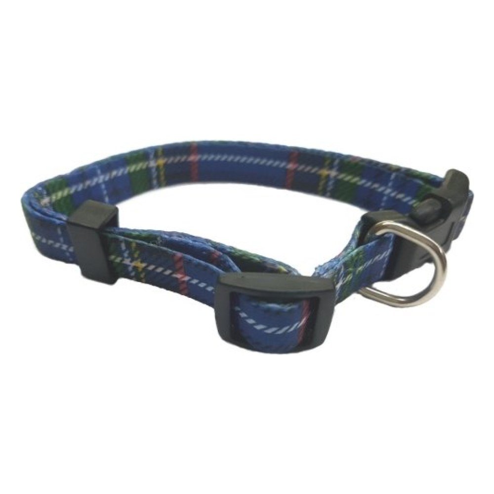 Collar Nylon 10 Mm 20-30 Cm Escoce Rojo