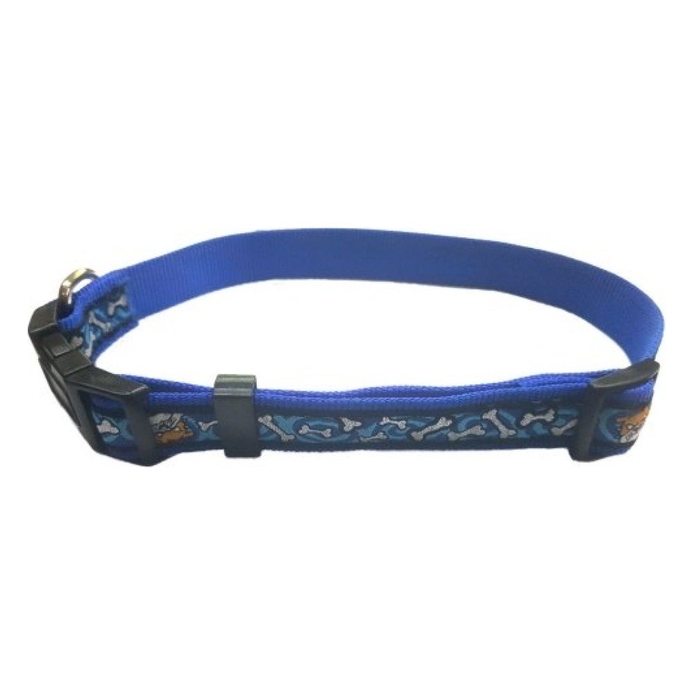 Collar Nylon 15×250-380MM. Bull Rojo/rojo