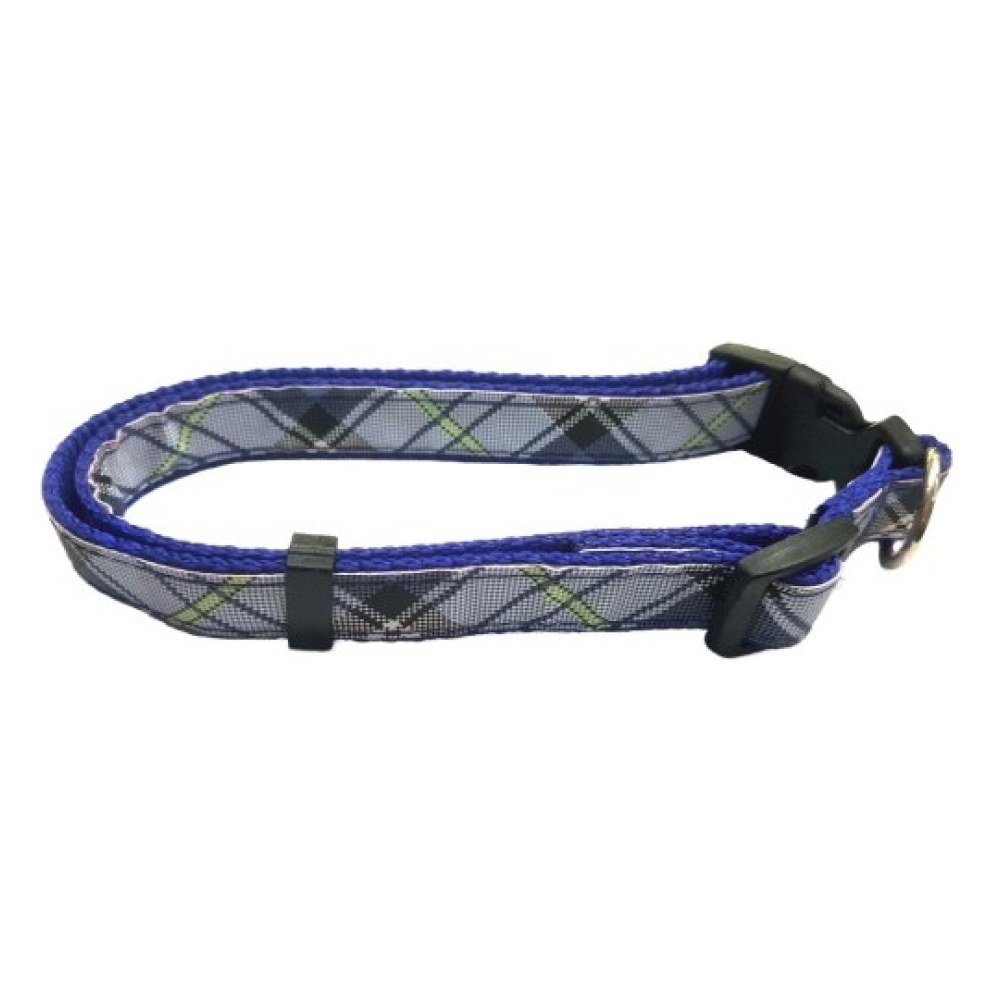 Collar Nylon 20 mm 35-50CM. Gales Azul