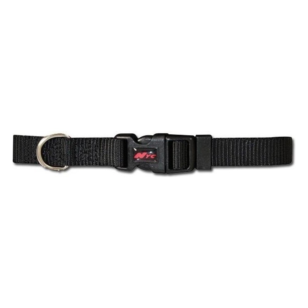 Collar Nylon Basico Negro 20-30X1CM