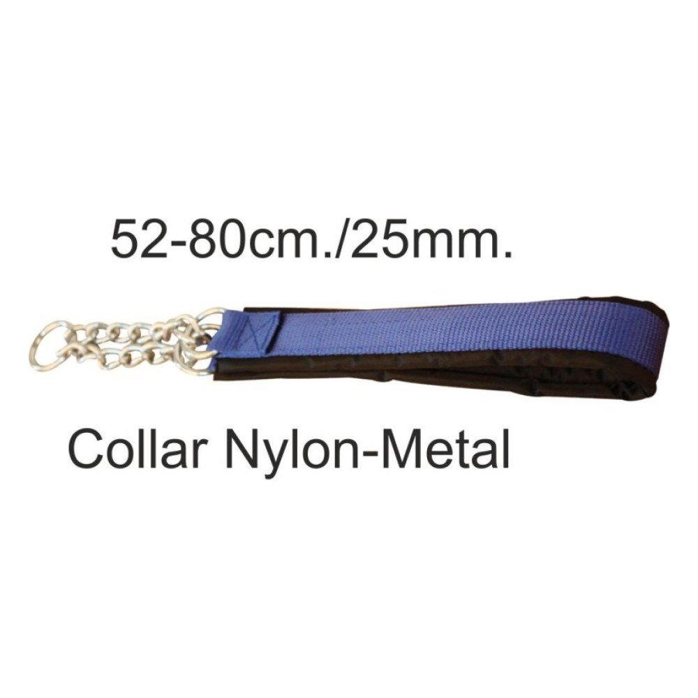 Collar Nylon/metal Azul