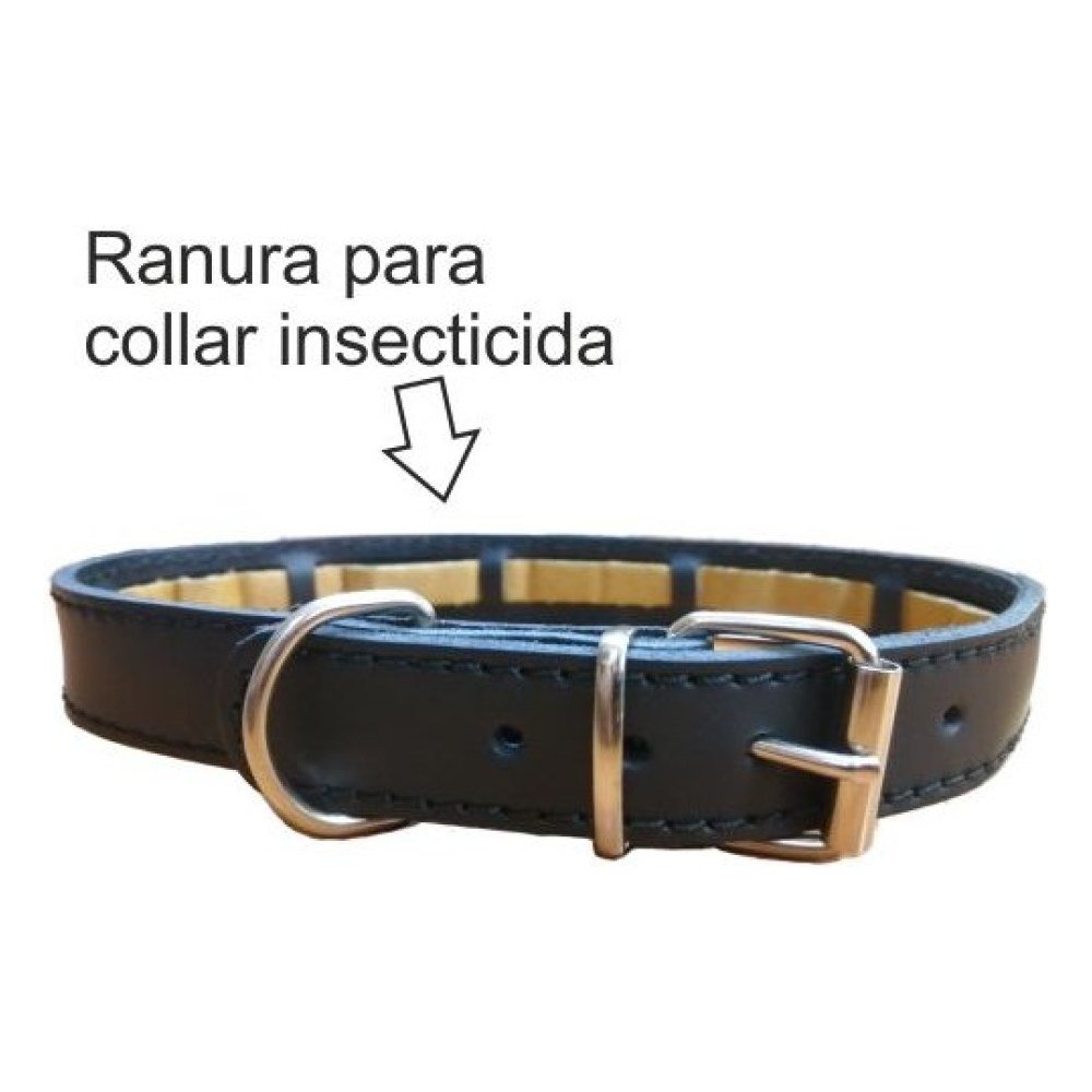 Collar Protect Cuero Marron 45×2.5cm