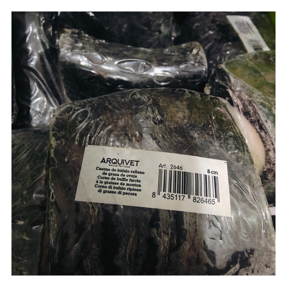Cuernos de Búfalo Rellenos Manteca de Oveja 8 Cms./ 20 Uds