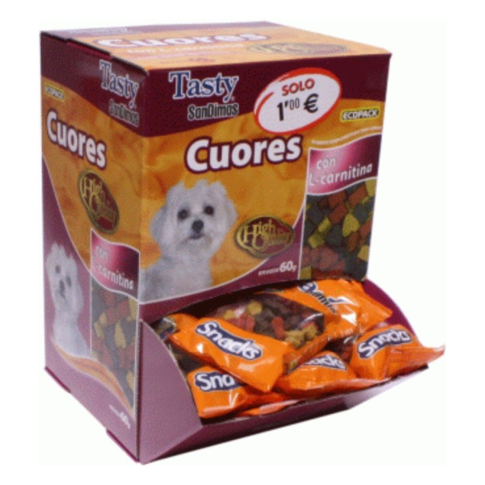 Cuores Raza Pequeña 60 Gr. Caja 40 Und
