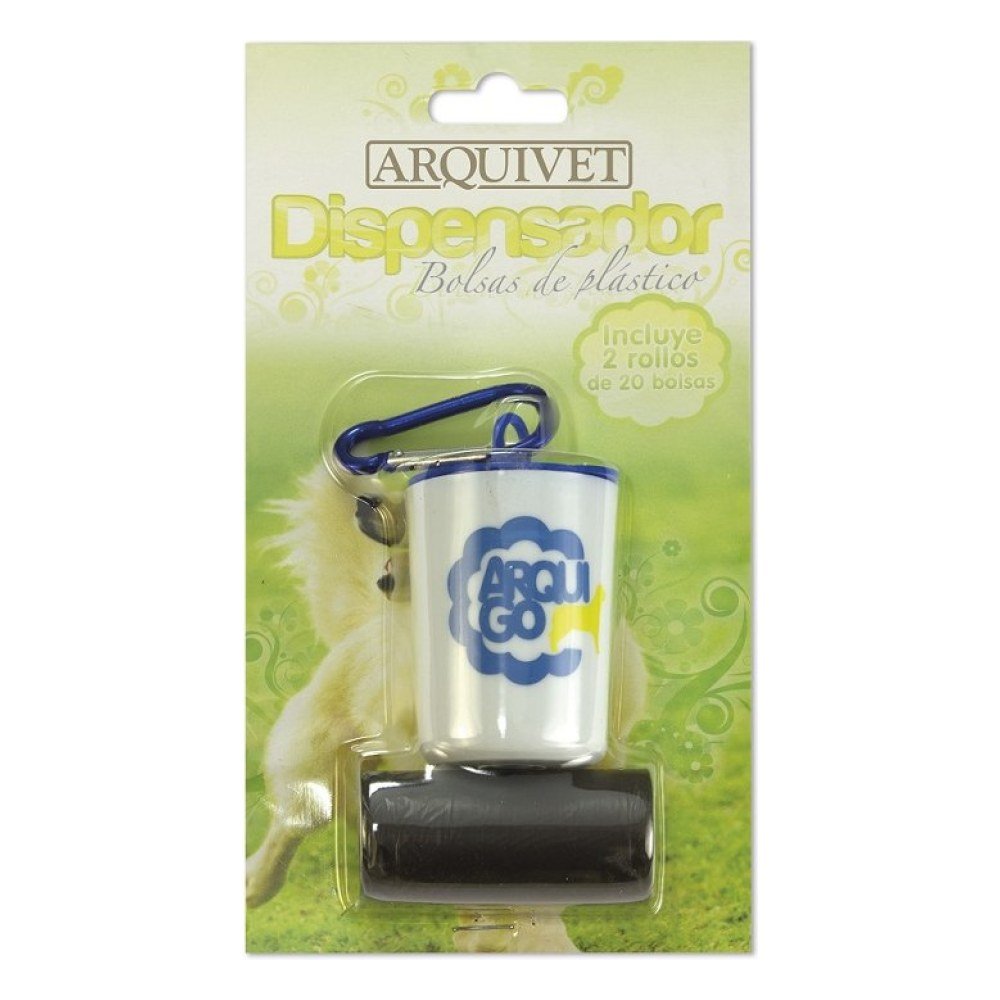 Dispensador de Bolsas de Plastico + 2 Bolsas