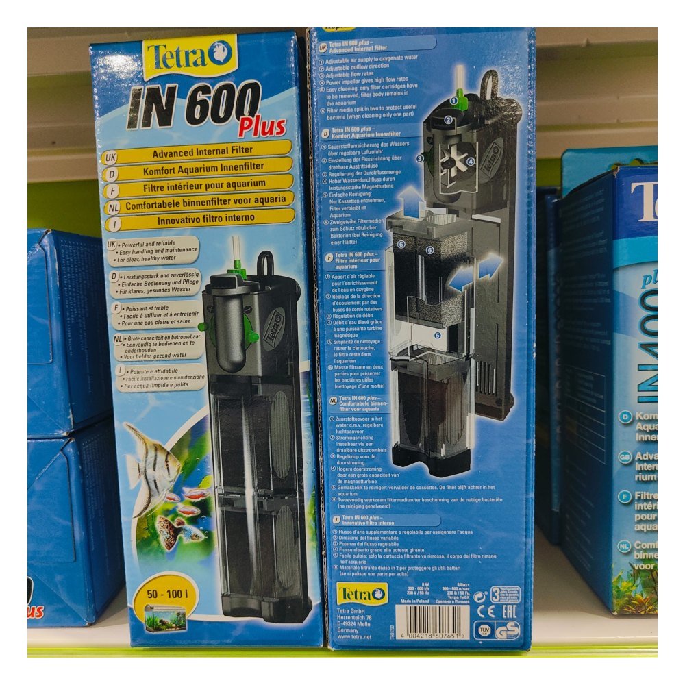 Filtro Interior Tetratec IN600 Plus