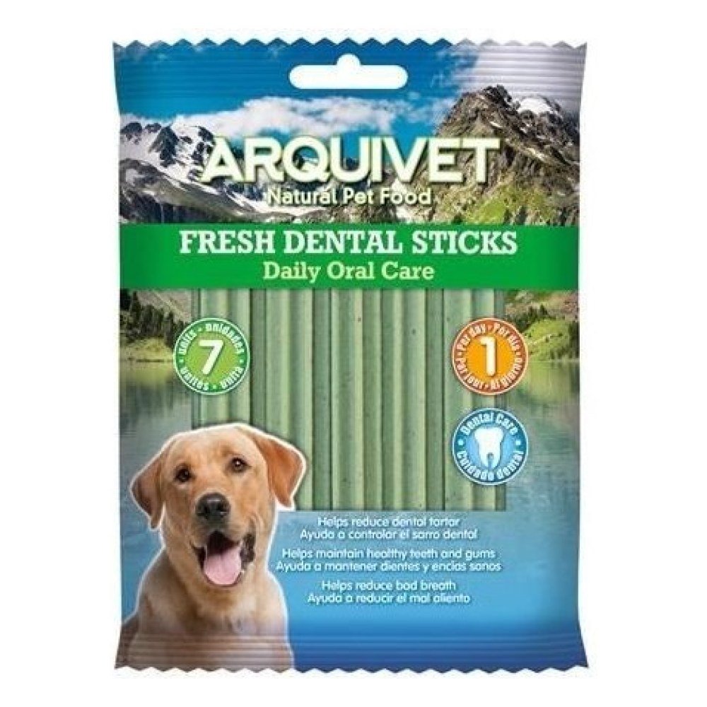 Fresh Dental Sticks Bolsa 7 Uds./140gr. Arquivet