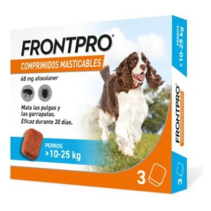 Frontpro Comp. Masticables 4-10 Kg. 3 Pastillas