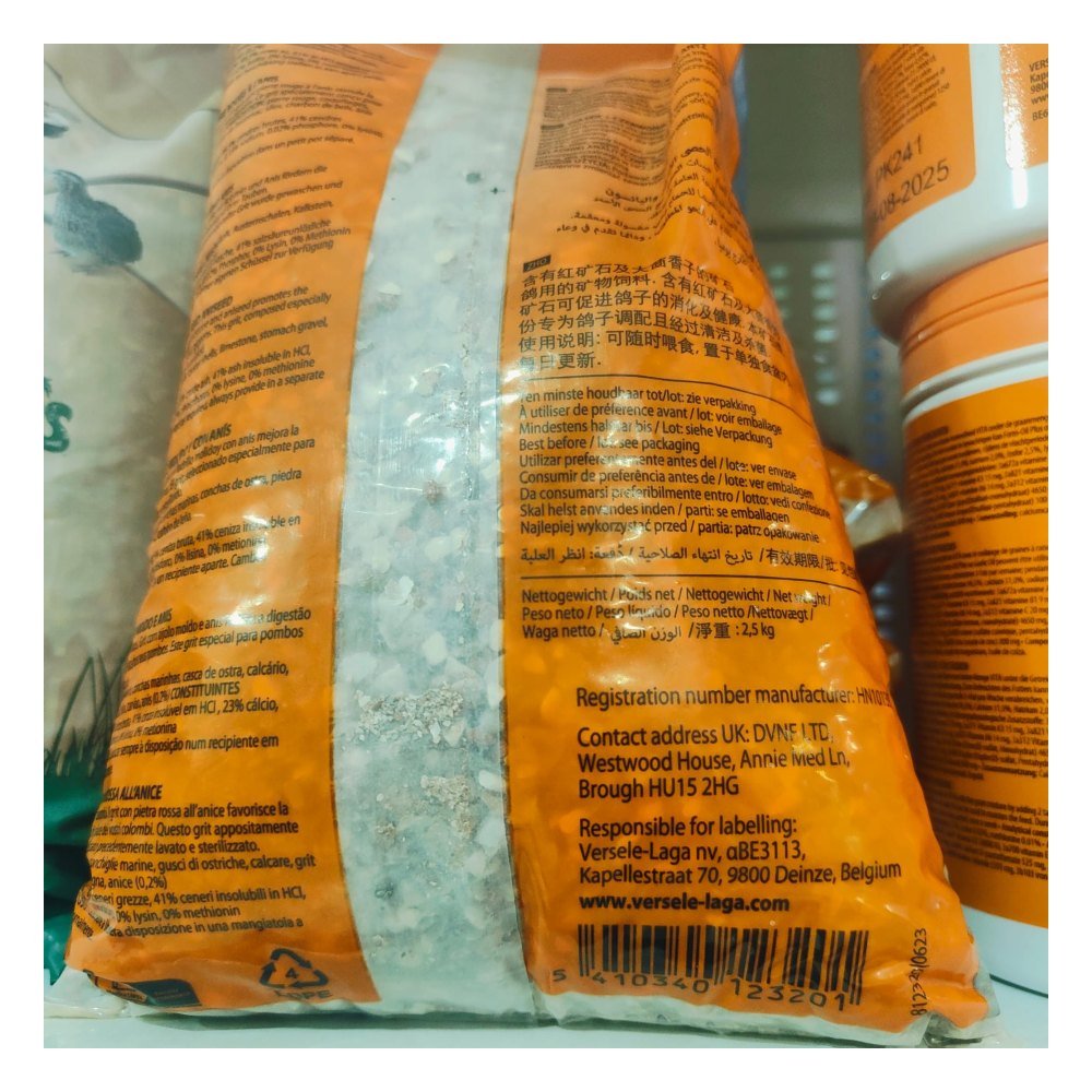 Grit Palomas 2, 5 Kg. Versele-laga