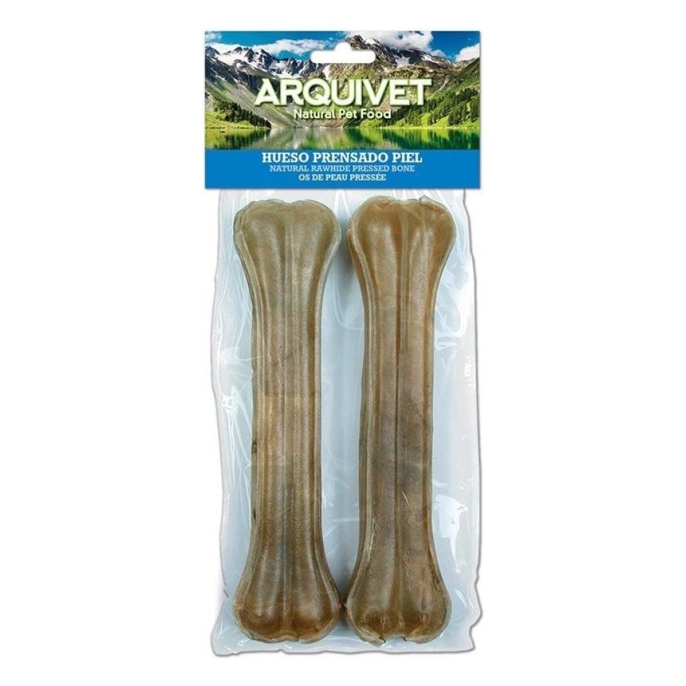 Hueso Prensado Piel 25 cm 2piezas 280 Gr