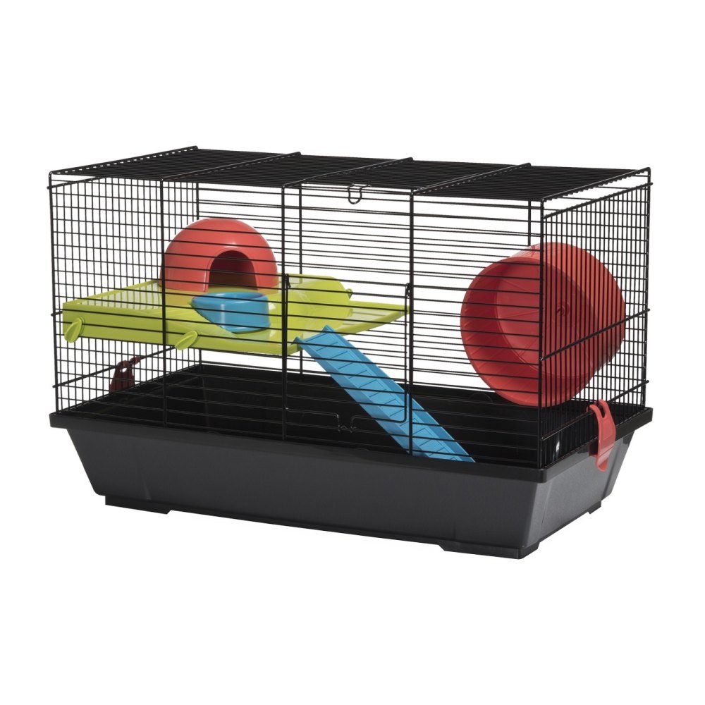 Jaula Hamsters 948 Negra «nuevo Modelo»