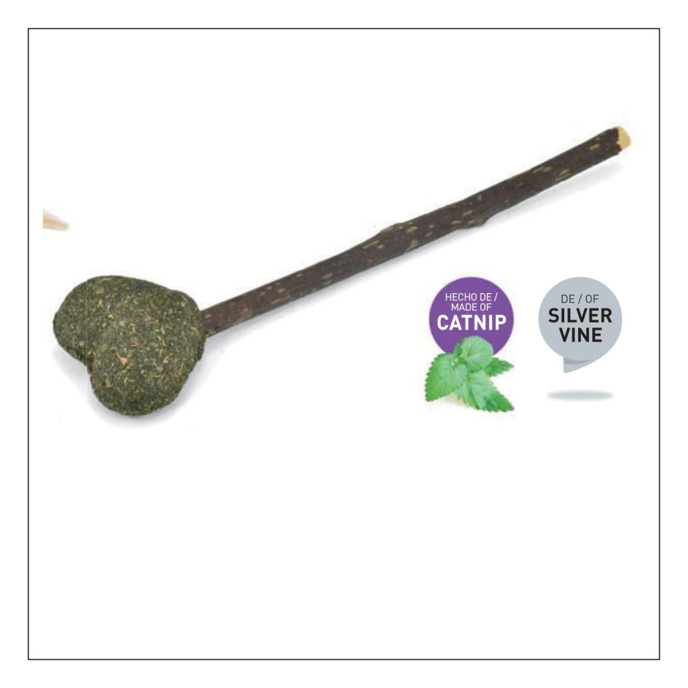 Juguete Palo con Corazon Catnip