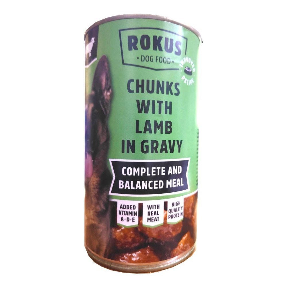 Lata Perros Cordero 1240 Gr. Rokus