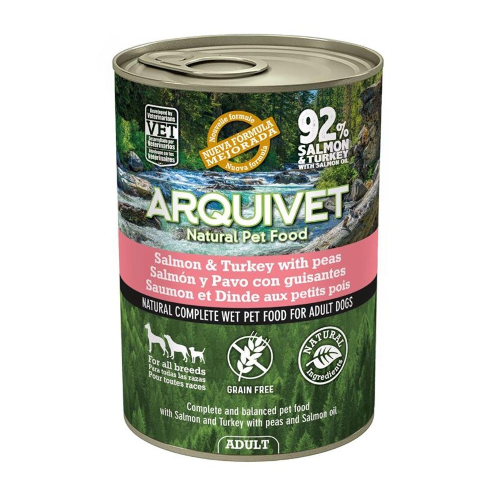 Lata Salmon y Pavo con Guisantes 400 g