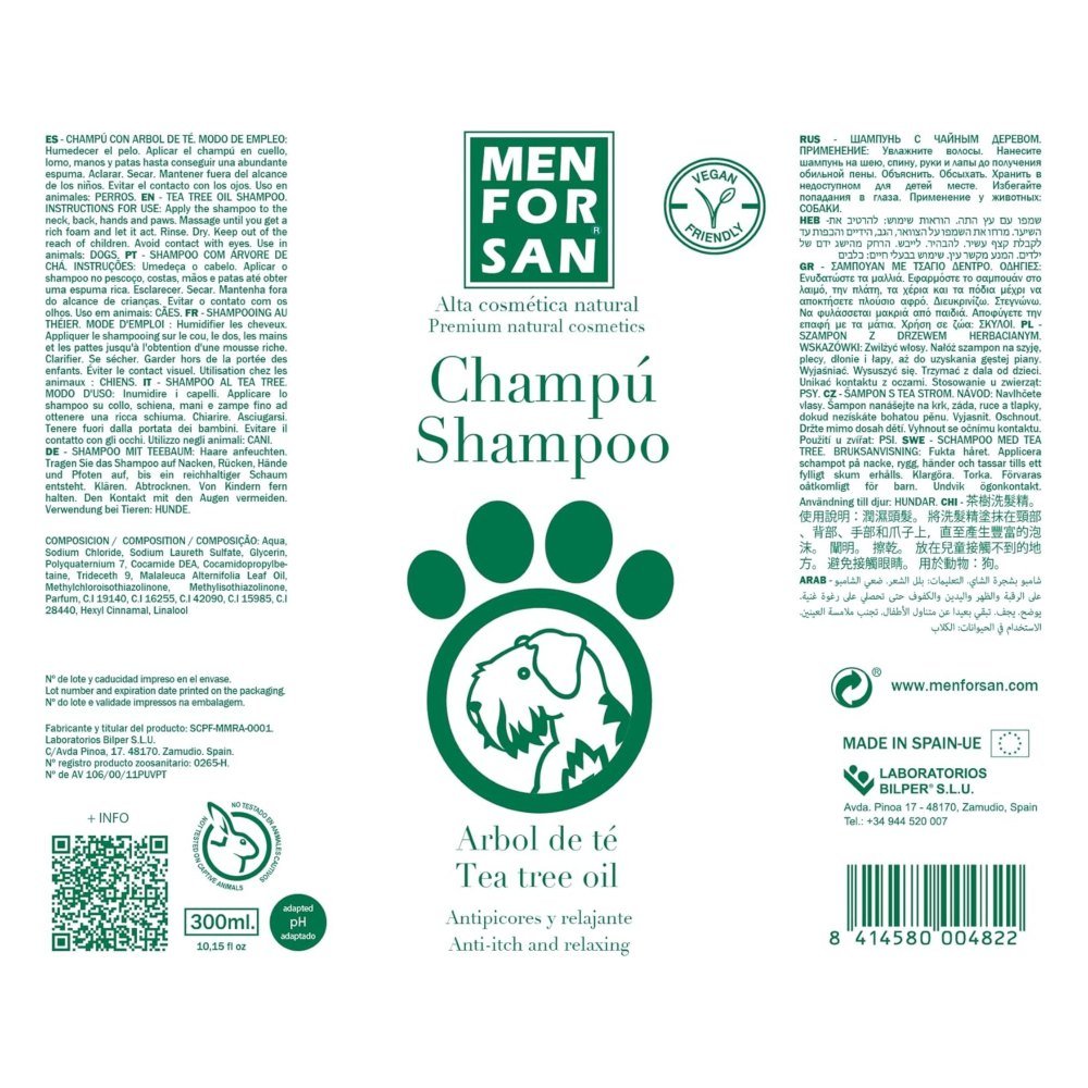 Menforsan Champu Arbol de Te 300 ml