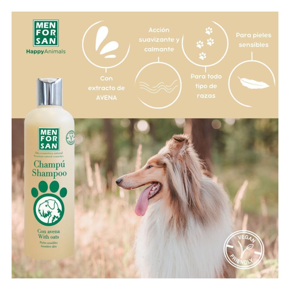 Menforsan Champu Natural con Avena 300 Ml