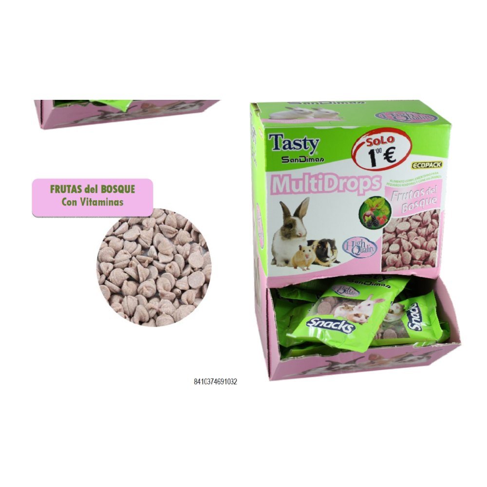Multidrops Frutas Bosque 60 g X 40 Bolsas