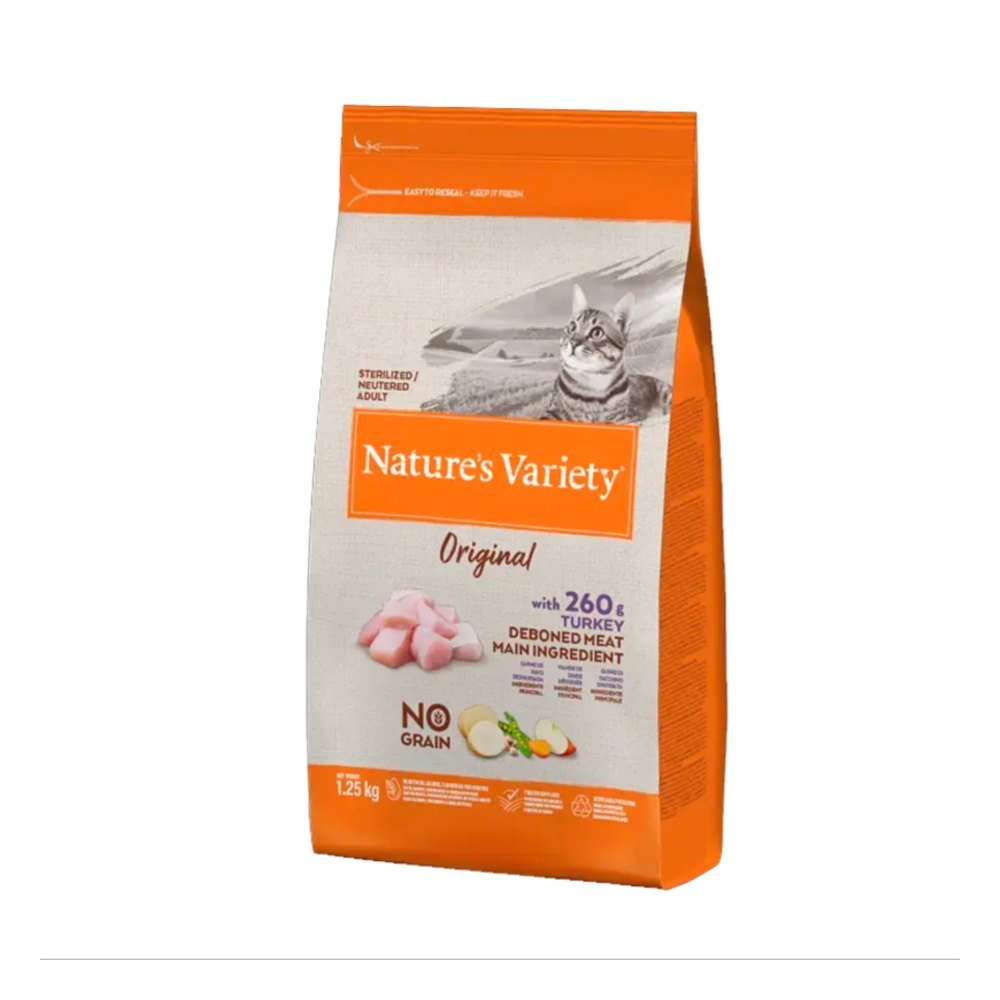 Natures Variety Cat No Grain Sterili Pavo 3 Kg