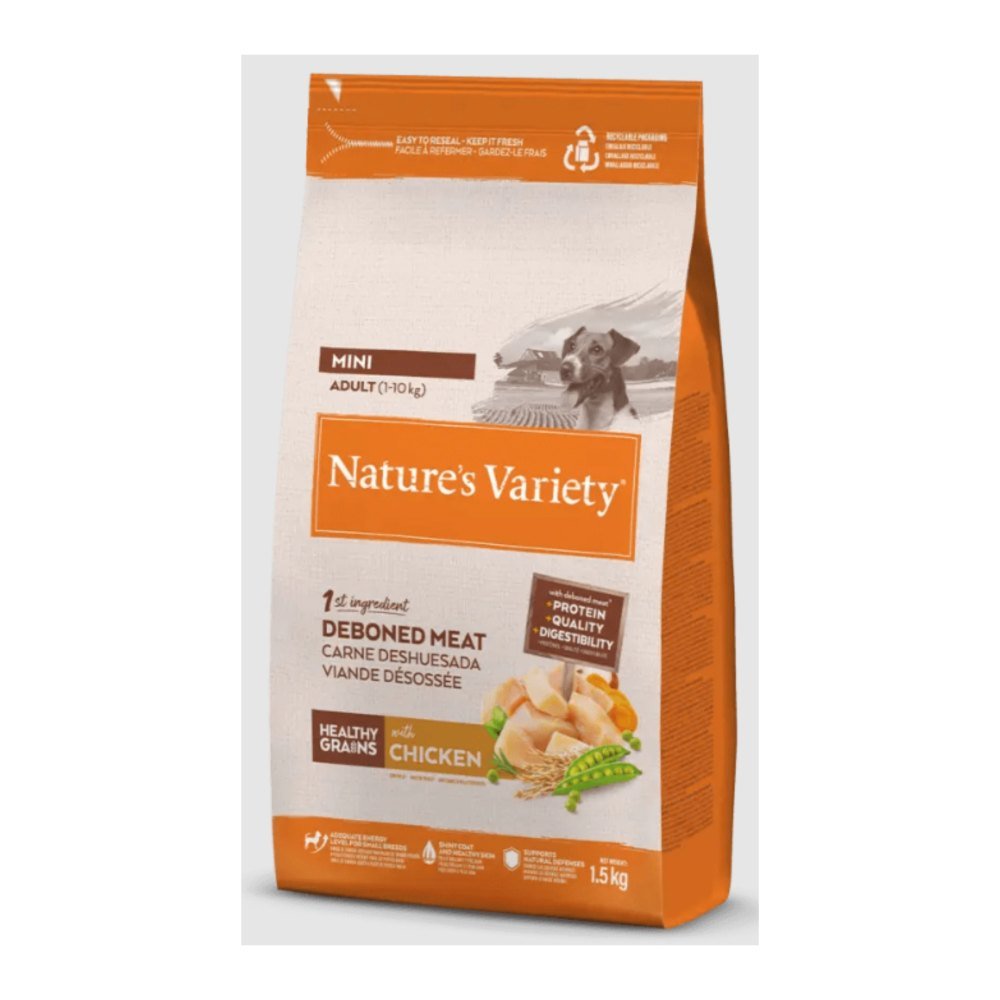 Natures Variety Healthy Grain Adult Mini Pollo 1, 5 Kg