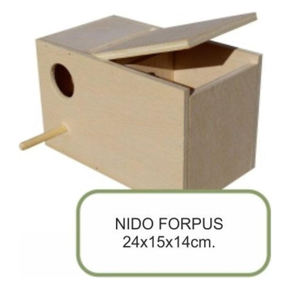 Nido Madera Forpus