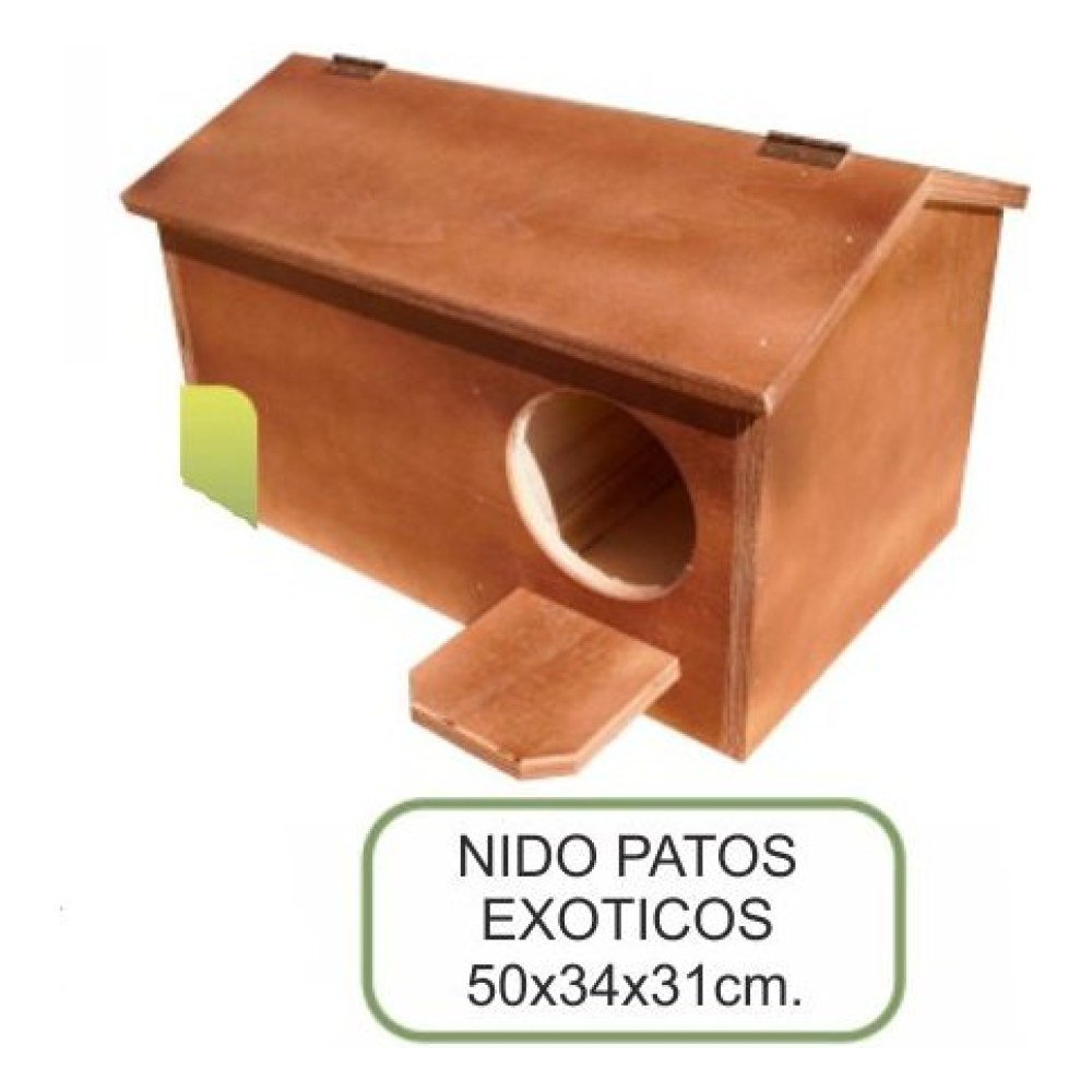 Nido Madera Patos Exoticos