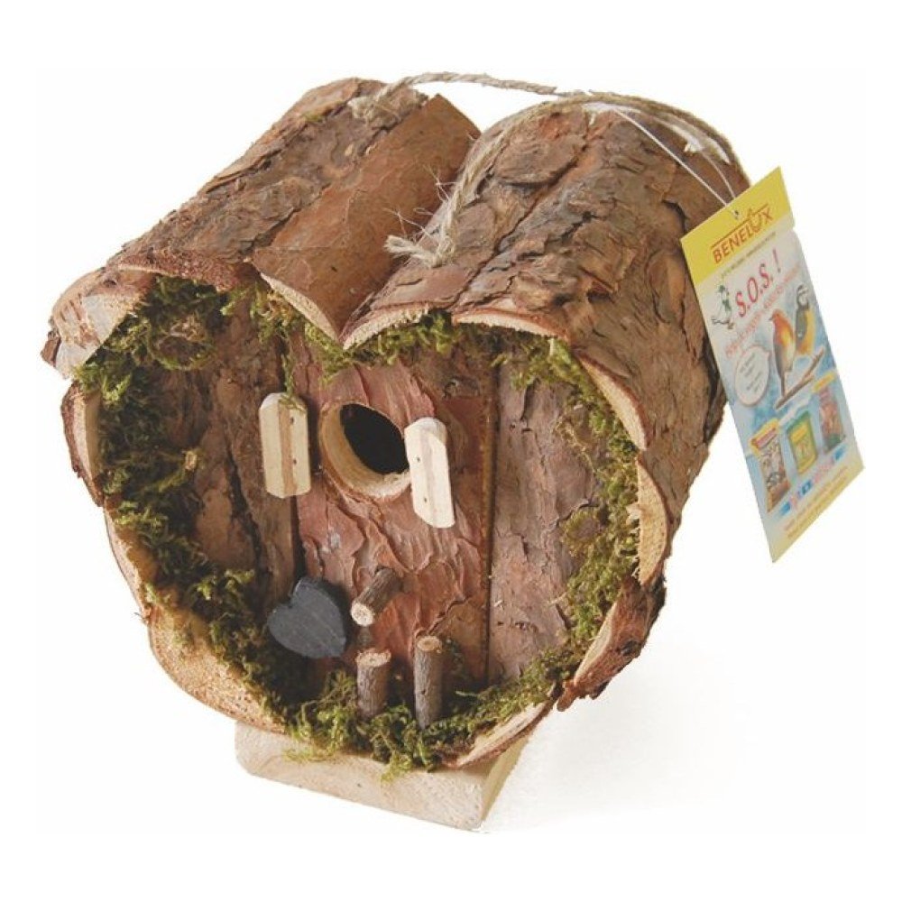 Nido Pajaro Naturaleza Corazon 20X14X17CM