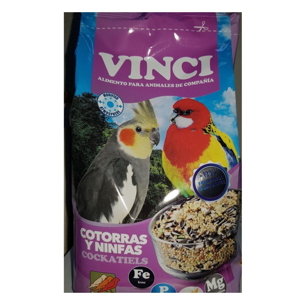 Ninfas y Cotorras Vinci. 5 Kg