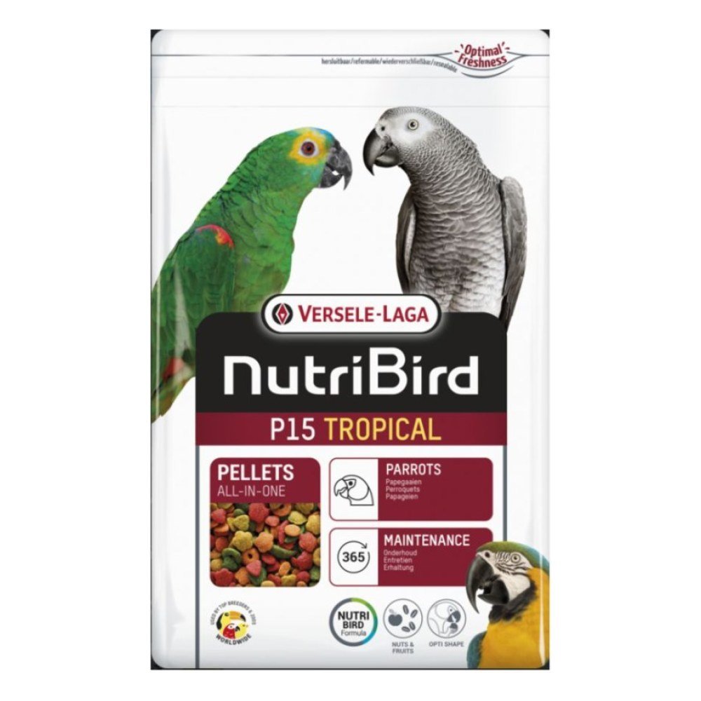 Nutribird P15 Tropical 10 Kg. Versele-laga