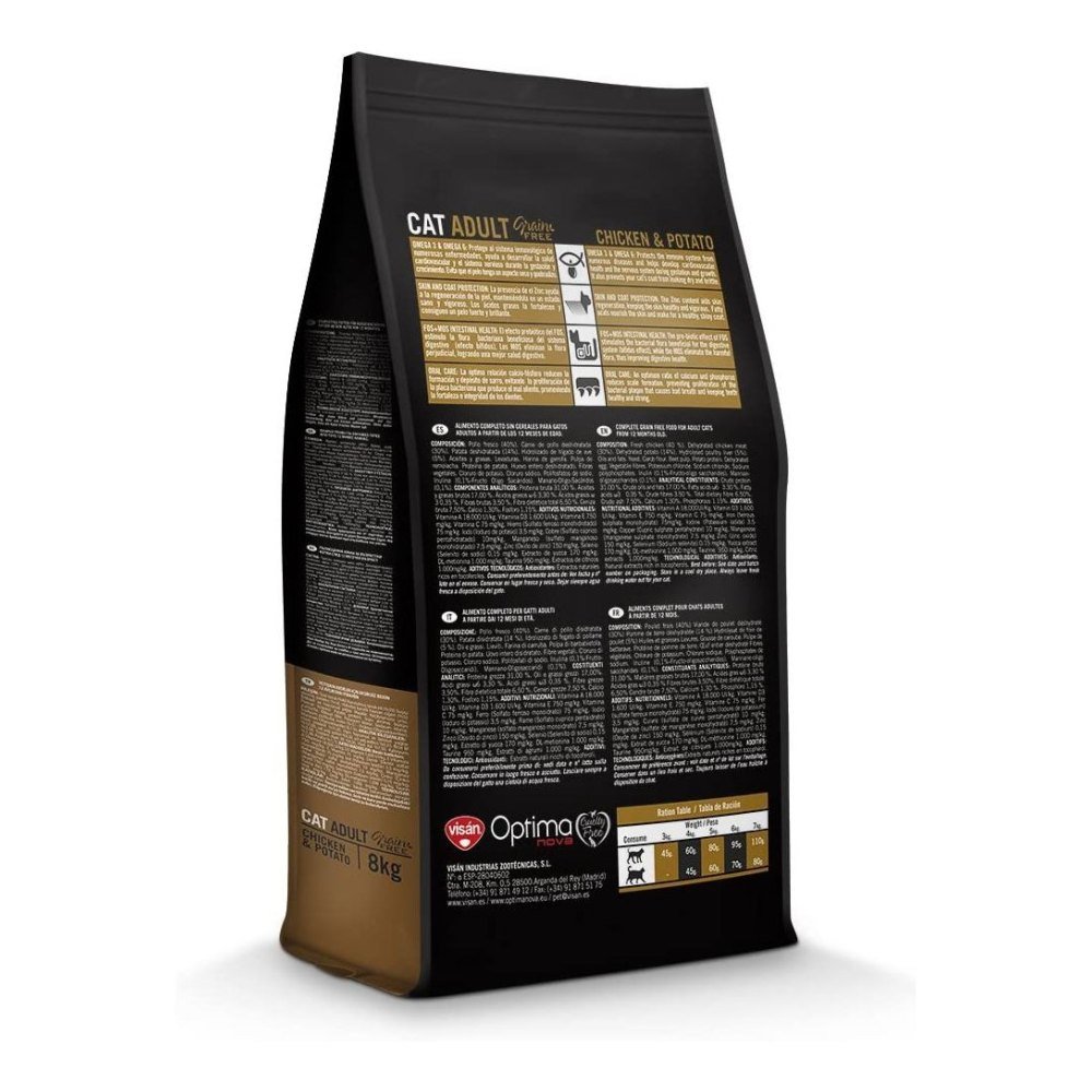 Optima Nova Cat Adult Pollo Patata 2 Kg