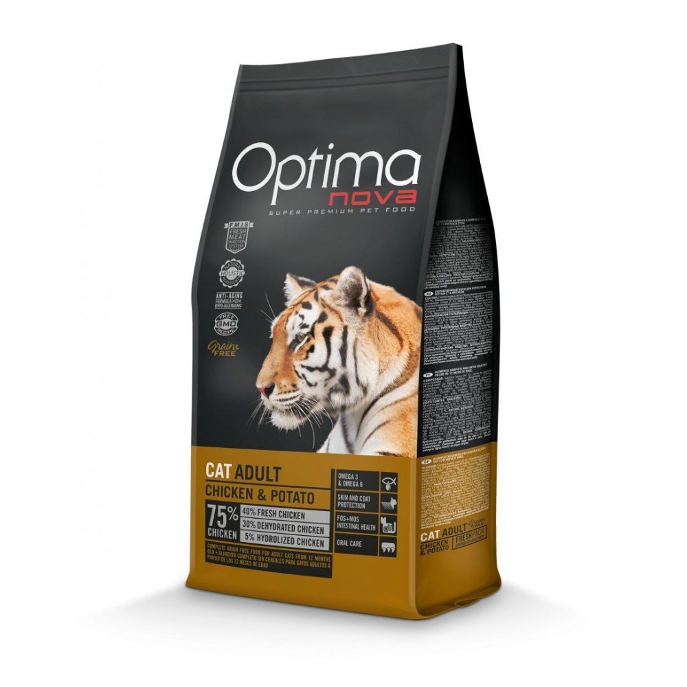 Optima Nova Cat Adult Pollo Patata 2 Kg