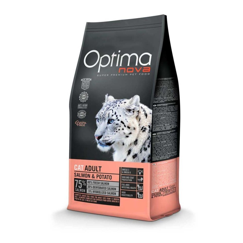 Optima Nova Cat Adult Salmon Patata 2 Kg