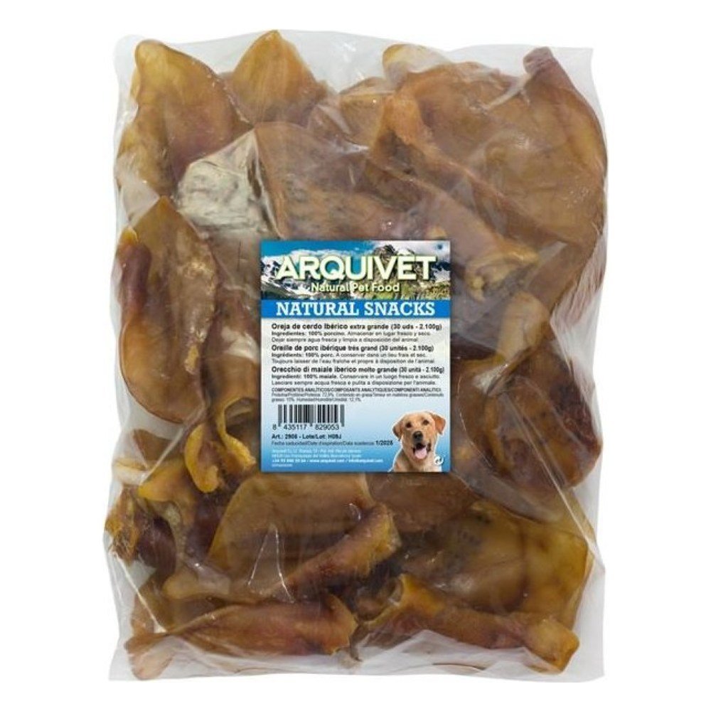 Orejas de Cerdo Iberico X-large +60gr. Bolsa 30 Uds