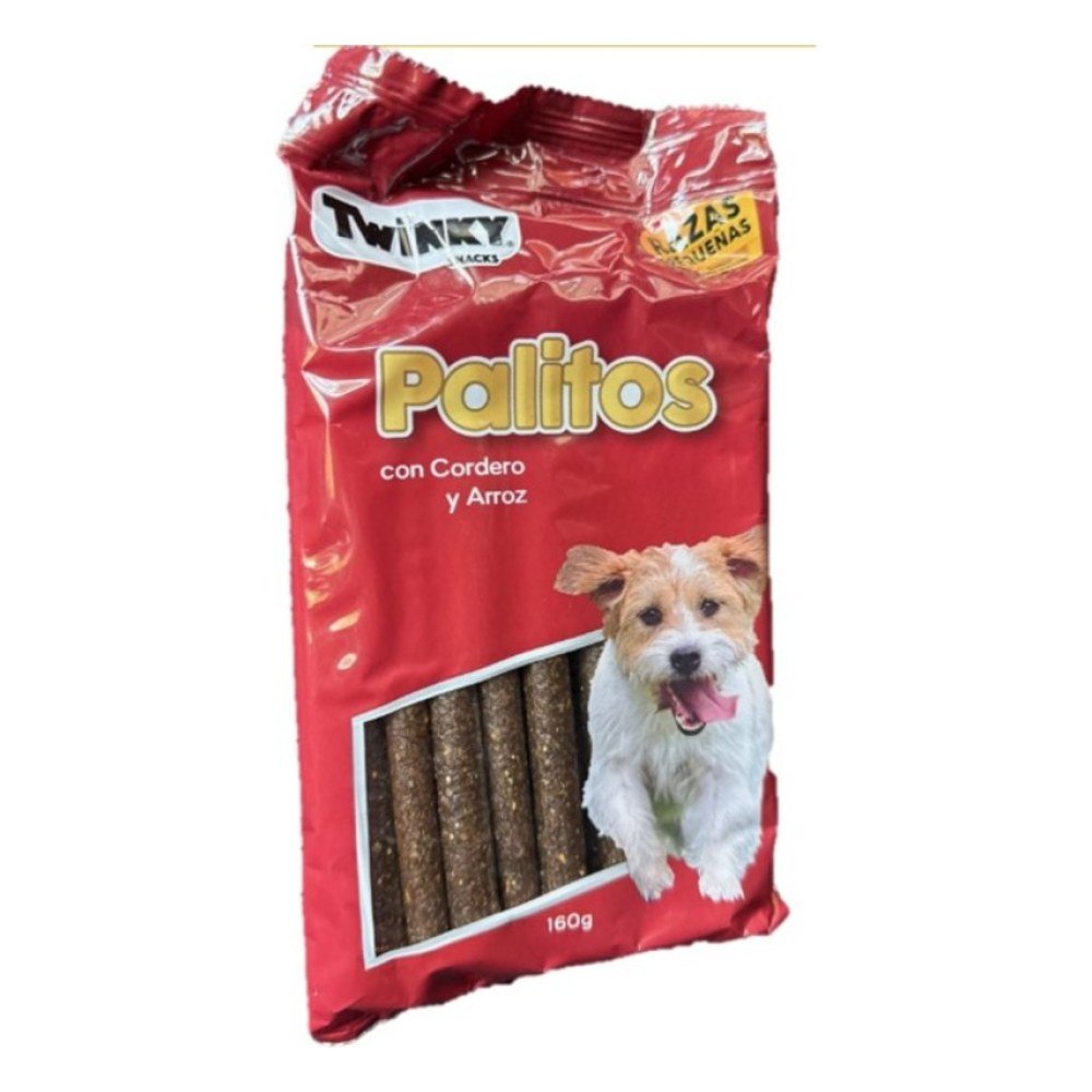 Palitos con Cordero y Arroz. Twinky 160 g