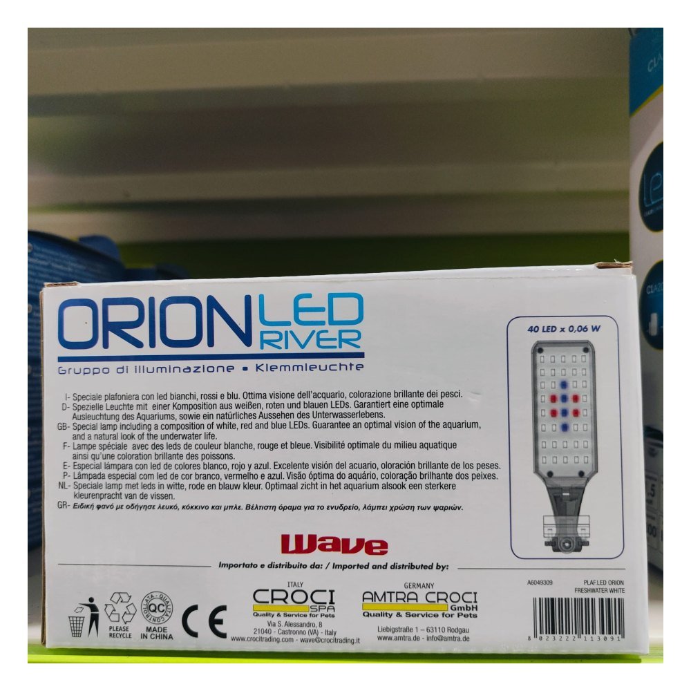 Pantalla Orion Led 2, 4 W Freshwater Blanco