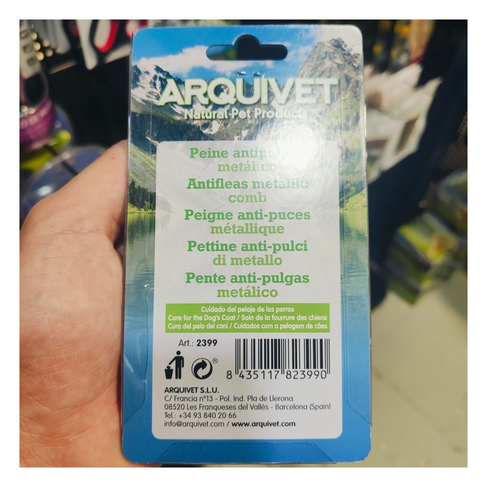 Peine Antipulgas Perros