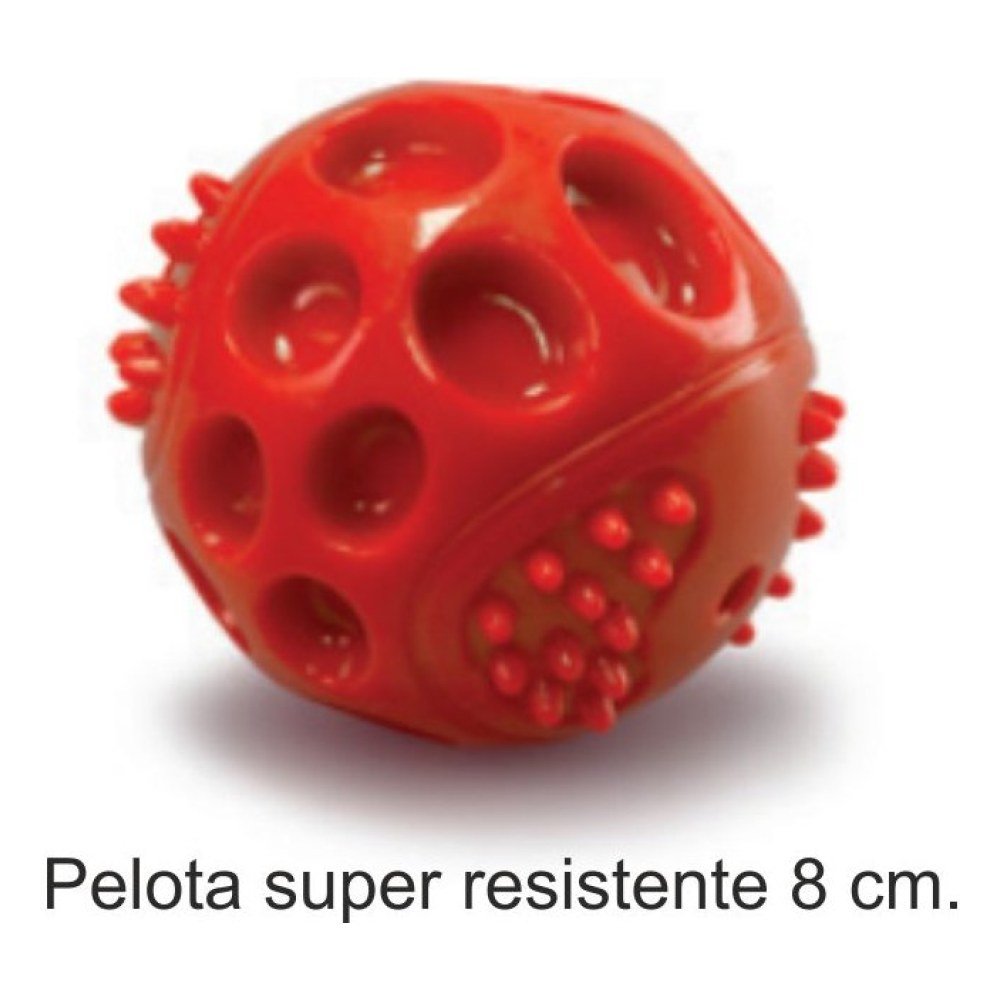 Pelota Roja Super Resistente 8 Cm