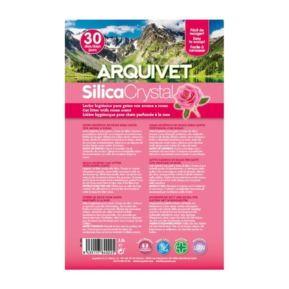 Perlitas Arquicrystal 3, 8 Lts. Aroma Rosas