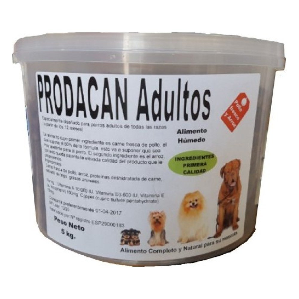Prodacan Adultos 1 Kg. Alimento Natural Semi-humedo