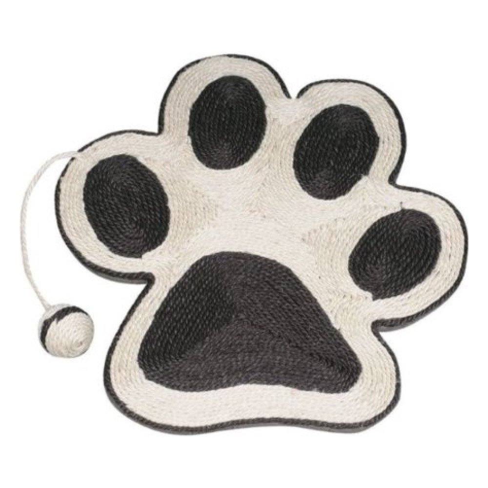Rascador Huella Color Negro con Raton