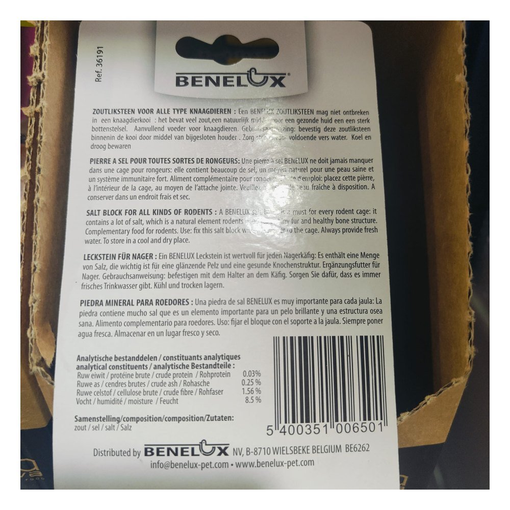 Rueda de Sal 50 Gr. Blister. Benelux