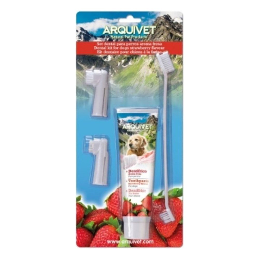 Set Dental para Perros Aroma Fresa
