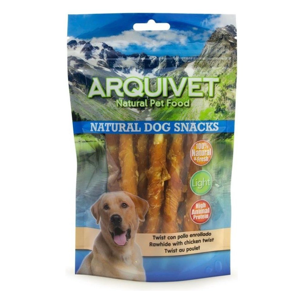 Snack Twist con Pollo Enrollado 100 g Arquivet