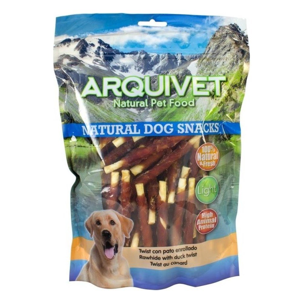 Snacks Twist con Pato Enrollado 1 Kg. Arquivet