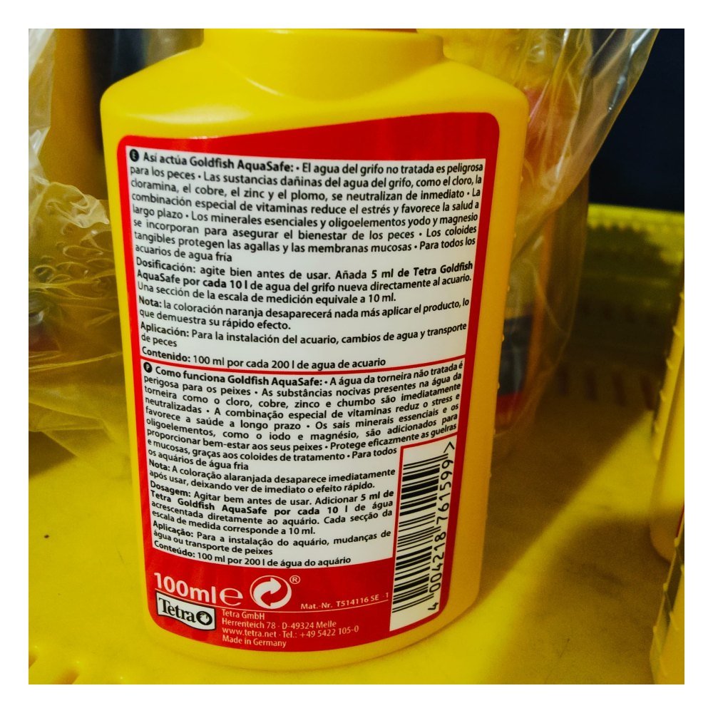 Tetra Goldfish Aquasafe 100 Ml